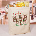Deer Ones Personalized Canvas Tote Bag